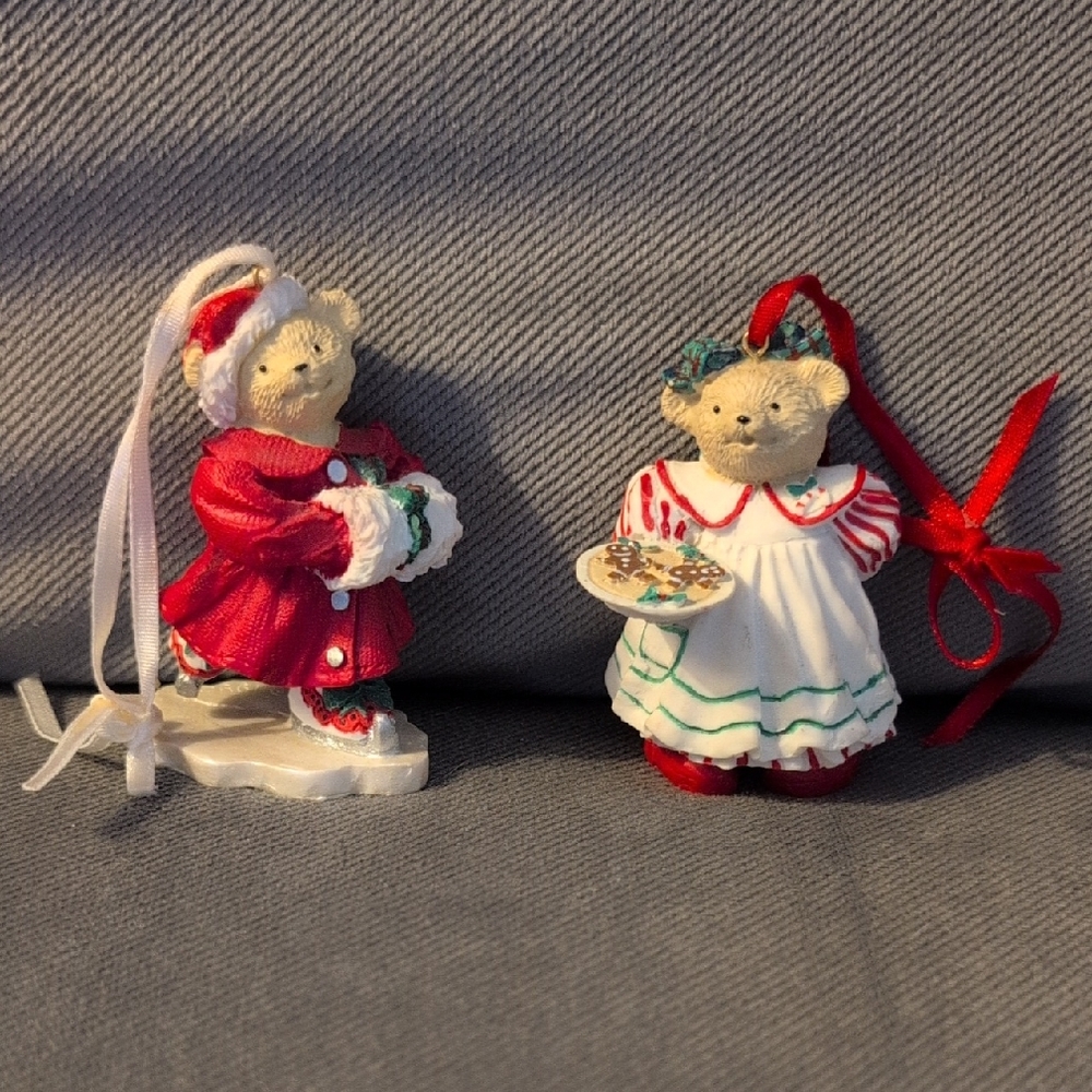 Vintage Muffy Vanderbear Ornaments - Lot Of 2